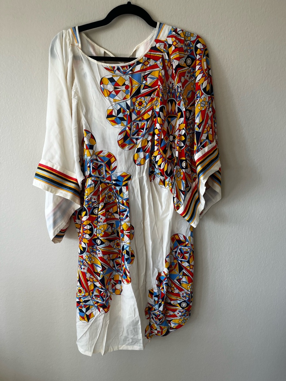 NWT Tory Burch $348 New Kaleidoscope Beach Tunic XL - Picture 7 of 12